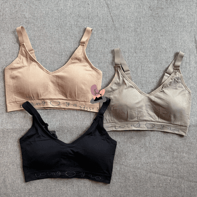 Light Padded Seamless Regular Wear Bra – Everyday V-Neck Comfort (Imported)